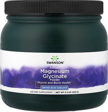 Swanson, Albion®, Magnesiumglycinatpulver, 150 g (5,3 oz.)