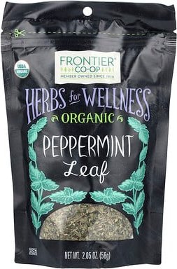 Frontier Co-op, Organic Peppermint Leaf, Bio-Pfefferminzblatt, 58 g (2,05 oz.)