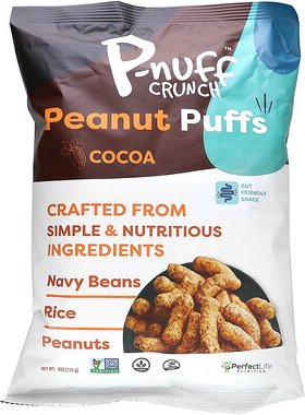 P-Nuff, Crunch, Erdnussstücke, Kakao, 113 g (4 oz.)