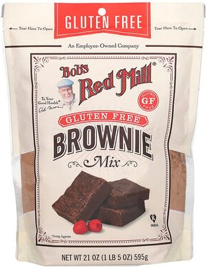 Bob's Red Mill, Brownie Mix, Brownie-Mischung, glutenfrei, 595 g (21 oz.)