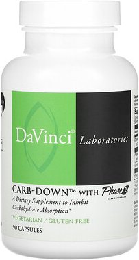 DaVinci Laboratories, Carb-Down mit Phase 2 Carb Controller, 90 Kapseln