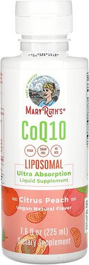 MaryRuth's, CoQ10 Liposomal, liposomales CoQ10-Präparat, Zitrus-Pfirsich, 225 ml (7,6 fl. oz.)