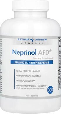 Arthur Andrew Medical, Neprinol AFD®, Advanced Fibrin Defense, verbesserte Fibrinabwehr, 300 Kapseln