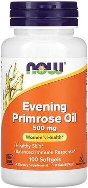 NOW Foods, Nachtkerzenöl, 500 mg, 100 Weichkapseln