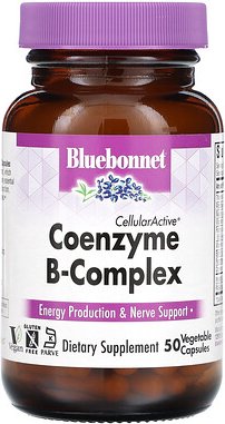 Bluebonnet Nutrition, Coenzym-B-Komplex, 50 pflanzliche Kapseln