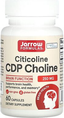 Jarrow Formulas, Citicoline, Citicolin, 250 mg, 60 Kapseln