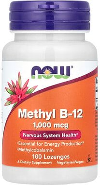 NOW Foods, Methyl B12, 1.000 mcg, 100 Lutschtabletten