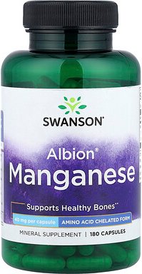 Swanson, Albion® Manganese, Mangan, 40 mg, 180 Kapseln