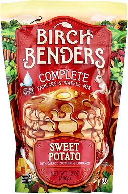 Birch Benders, Complete Pancake & Waffle Mix, komplette Pfannkuchen- und Waffelmischung, Süßkartoffel, 340 g (12 oz.)