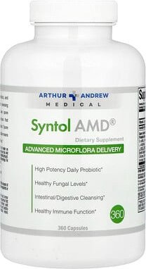 Arthur Andrew Medical, Syntol AMD, Mikroflora-Aufbau, 500 mg, 360 Kapseln