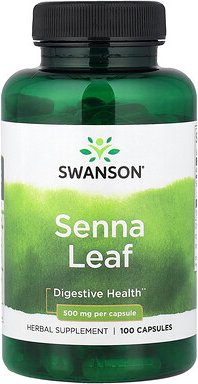 Thumbnail - Swanson, Sennesblätter, 500 mg, 100 Kapseln