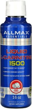 Thumbnail - ALLMAX, Flüssiges L-Carnitin 1500, Fruchtpunsch, 473 ml (16 oz.)