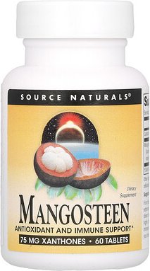 Source Naturals, Mangostan, 60 Tabletten