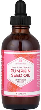 Leven Rose, 100% Pure & Organic Kürbiskernöl, 118 ml (4 fl. oz.)