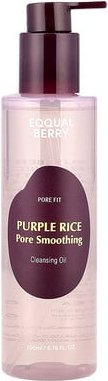 EQQUALBERRY, Purple Rice Pore Smoothing, Cleansing Oil, porenglättendes Reinigungsöl, 200 ml (6,76 fl. oz.)