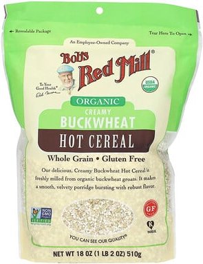 Bob's Red Mill, Heißes Bio-Creme-Buchweizen-Müsli, Vollkorn, 510 g (18 oz.)
