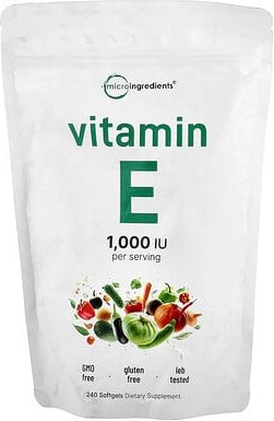 Thumbnail - Micro Ingredients, Vitamin E, 240 Weichkapseln (500 IU pro Weichkapsel)