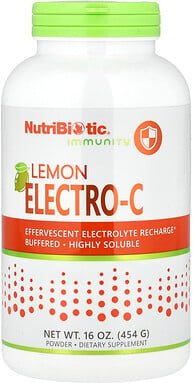 NutriBiotic, Immunity, Lemon Electro-C Powder, Zitronen-Elektro-C-Pulver, 454 g (16 oz.)