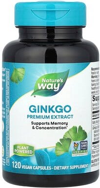 Thumbnail - Nature's Way, Ginkgo, 120 vegane Kapseln