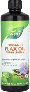 Nature's Way, Bio-Leinöl, Super-Lignan, 720 ml (24 fl. oz.)