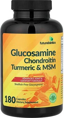 Futurebiotics, Glucosamine, Chondroitin, Turmeric und MSM, 180 Kapseln