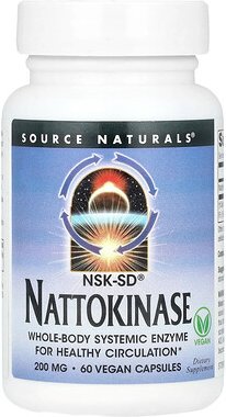 Source Naturals, NSK-SD®, Nattokinase, 200 mg, 60 vegane Kapseln