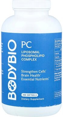 BodyBio, PC, Liposomal Phospholipid Complex, liposomaler Phospholipid-Komplex, 300 Weichkapseln (650 mg pro Weichkapsel)