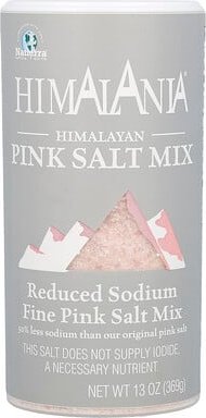 Himalania, Himalayan REDUZIERT Sodium Fine Pink Salt Mix, feines pinkes Himalaya-Salz-Mix, 369 g (13 oz.)