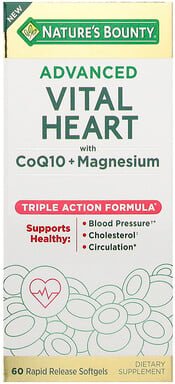 Thumbnail - Nature's Bounty, Advanced Vital Heart with CoQ10 + Magnesium, fortschrittliches vitales Herz mit CoQ10 + Magnesium, 60 W...