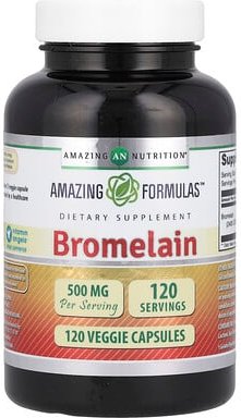 Amazing Nutrition, Bromelain, 500 mg, 120 pflanzliche Kapseln