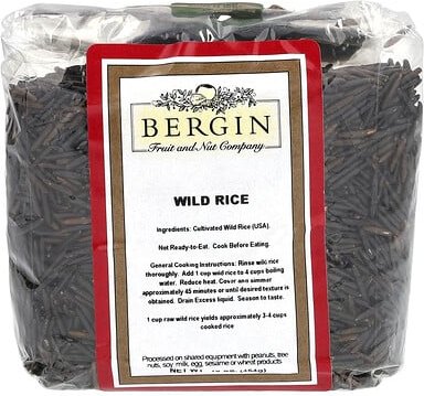 Bergin Fruit and Nut Company, Wild Rice, Wildreis, 454 g (16 oz.)