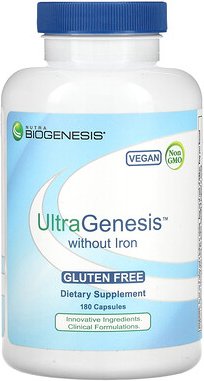 Nutra BioGenesis, UltraGenesis ohne Eisen, 180 Kapseln