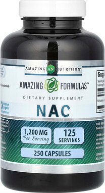 Amazing Nutrition, NAC, 250 Kapseln (600 mg pro Kapsel)