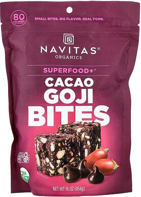 Navitas Organics, Superfood+®, Cacao Goji Bites, Kakao-Goji-Beere, 454 g (16 oz.)