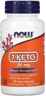 NOW Foods, 7-KETO, 25 mg, 90 Veg-Kapseln