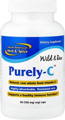 Thumbnail - North American Herb & Spice, Purely-C™, 700 mg, 90 VegiCaps