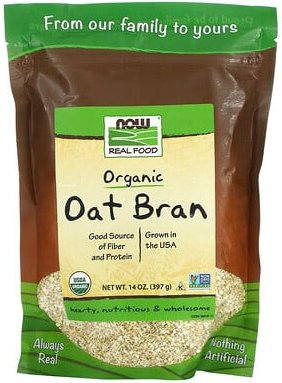 NOW Foods, Real Food, Bio-Haferkleie, 397 g (14 oz.)
