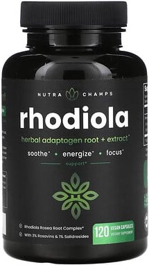 NutraChamps, Rhodiola, Rosenwurz, 120 vegane Kapseln (300 mg pro Kapsel)
