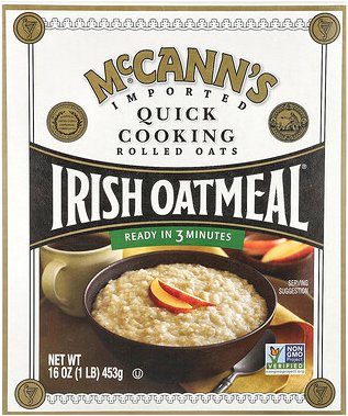 McCann's Irish Oatmeal, Quick Cooking Rolled Oats, schnell kochender Rolled Oats, 453 g (16 oz.)