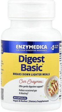 Enzymedica, Digest Basic, Essential Enzyme Formula, Formel mit essenziellen Enzymen, 30 Kapseln
