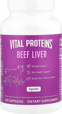 Vital Proteins, Rinderleber, 750 mg, 120 Kapseln