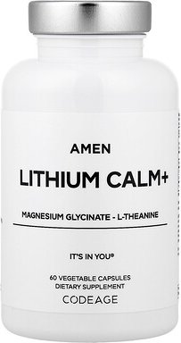 Codeage, Amen Lithium Calm+, Beruhigung, 60 pflanzliche Kapseln