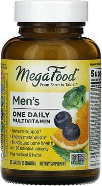 MegaFood, One Daily für Männer, 30 Tabletten