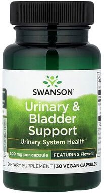 Swanson, Urinary & Bladder Support, Unterstützung von Harnwegen und Blasen, 500 mg, 30 vegane Kapseln