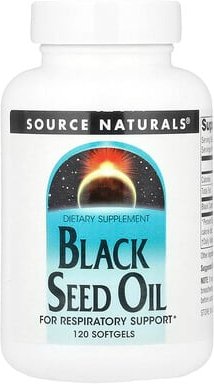 Source Naturals, Black Seed Oil, Schwarzkümmelöl, 120 Weichkapseln (500 mg pro Weichkapsel)