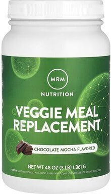 MRM Nutrition, Veggie Meal Replacement, Ersatz für vegetarische Mahlzeiten, Schokoladen-Mokka, 1.361 g (3 lb.)