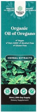 Nature's Craft, Organic Oil of Oregano, Bio-Oreganoöl, alkoholfrei, 30 ml