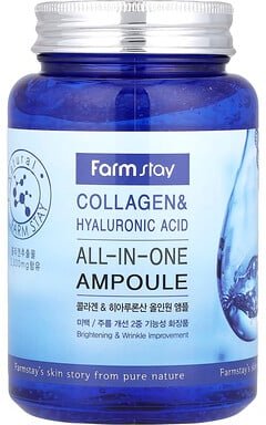 Farmstay, Kollagen und Hyaluronsäure, All-In-One-Ampulle, 250 ml (8,45 fl. oz.)