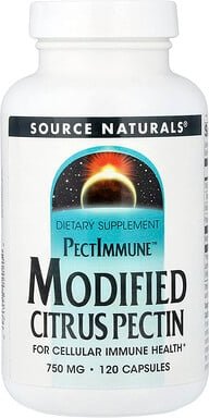Source Naturals, PectImmune, Modified Citrus Pectin, Modifiziertes Zitruspektin, 120 Kapseln (187 mg pro Kapsel)