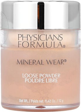 Physicians Formula, Mineral Wear, Lose Powder, loser Puder, LSF 16, PF 10950 Medium Beige, 12 g (0,42 oz.)